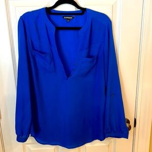 Beautiful Blue women’s Dress Shirt from Express